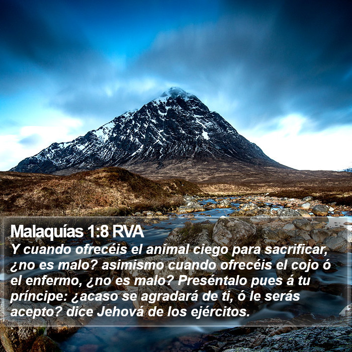 Malaquías 1:8 RVA Bible Study