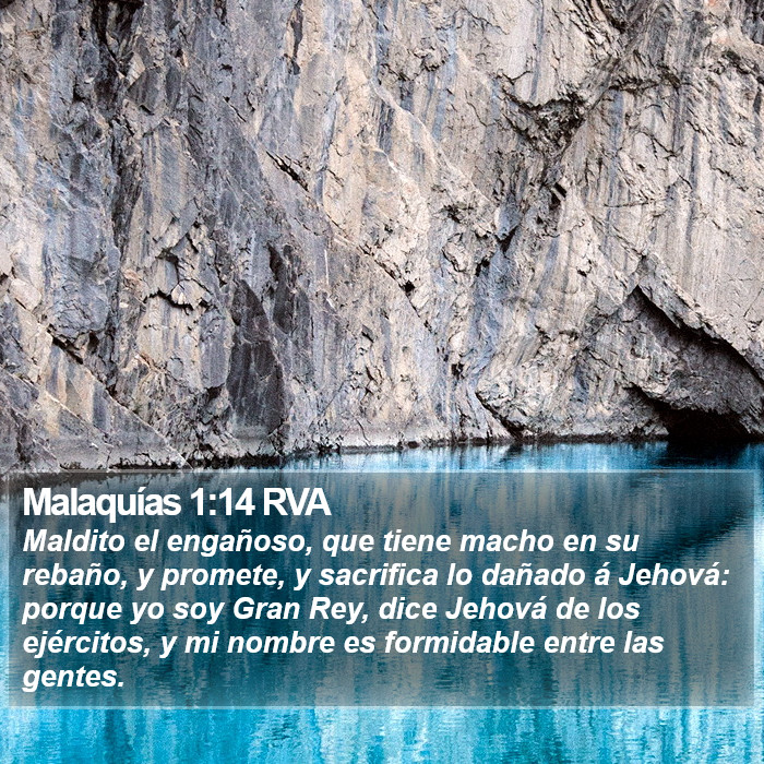 Malaquías 1:14 RVA Bible Study