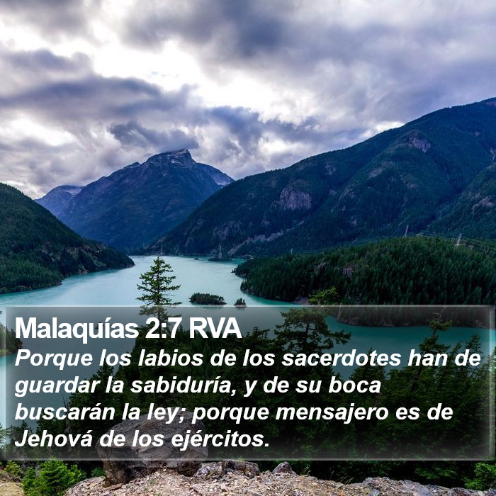 Malaquías 2:7 RVA Bible Study