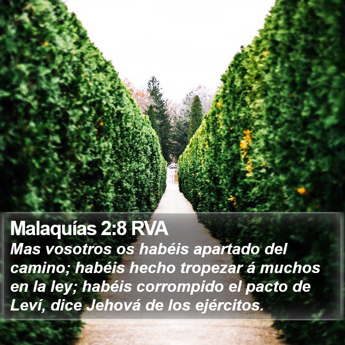 Malaquías 2:8 RVA Bible Study