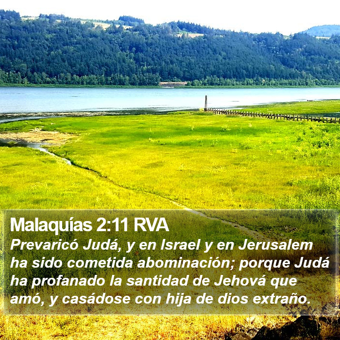 Malaquías 2:11 RVA Bible Study