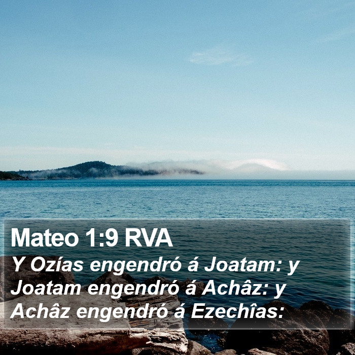 Mateo 1:9 RVA Bible Study