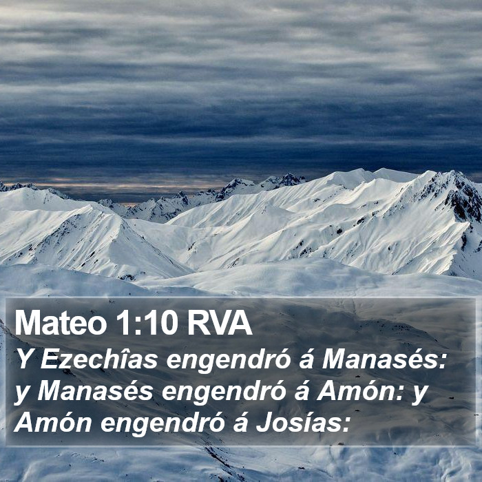 Mateo 1:10 RVA Bible Study