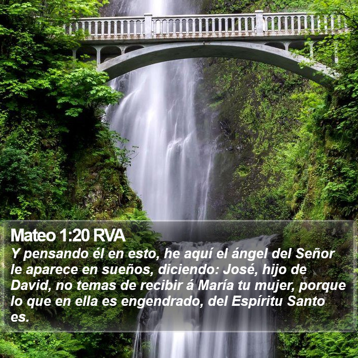 Mateo 1:20 RVA Bible Study