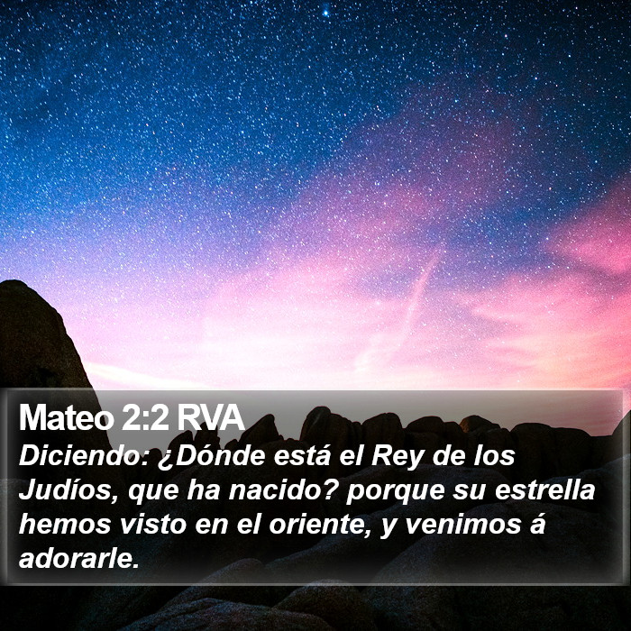 Mateo 2:2 RVA Bible Study