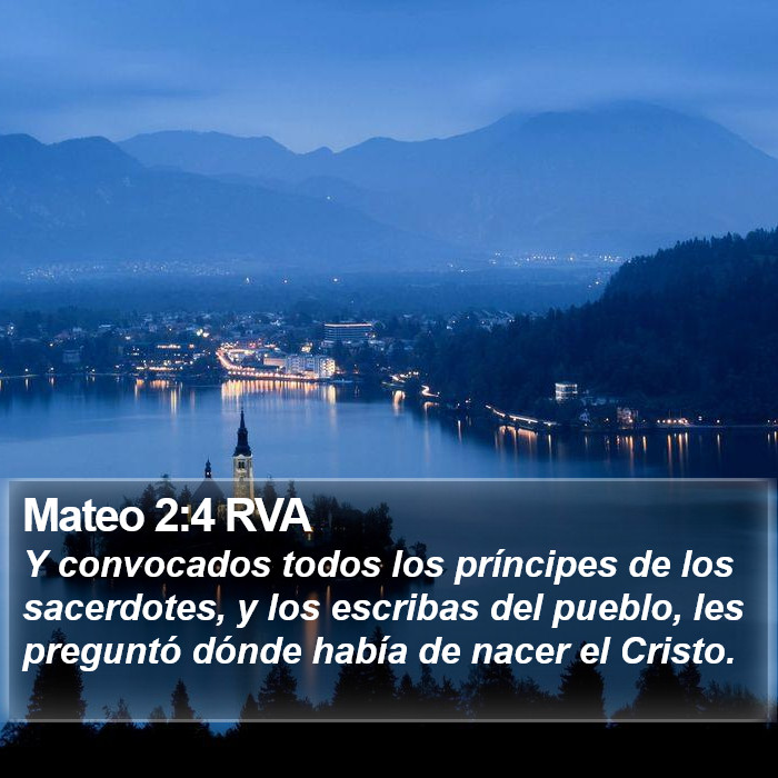 Mateo 2:4 RVA Bible Study