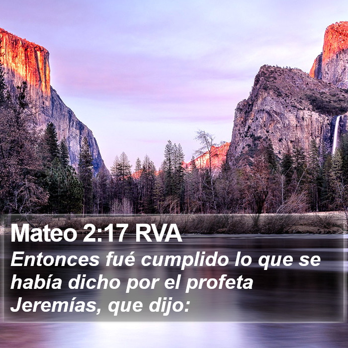 Mateo 2:17 RVA Bible Study