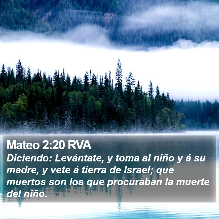 Mateo 2:20 RVA Bible Study