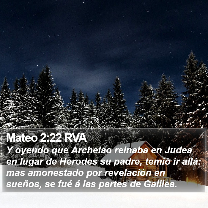 Mateo 2:22 RVA Bible Study