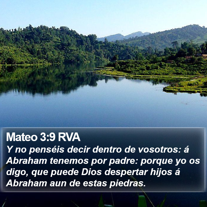 Mateo 3:9 RVA Bible Study