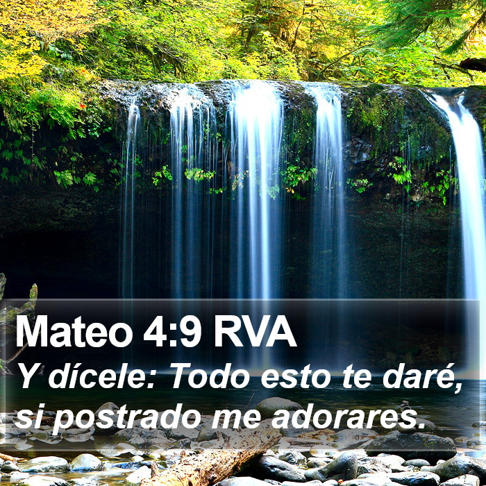 Mateo 4:9 RVA Bible Study