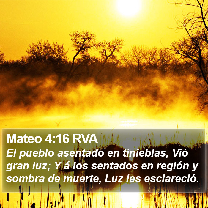 Mateo 4:16 RVA Bible Study