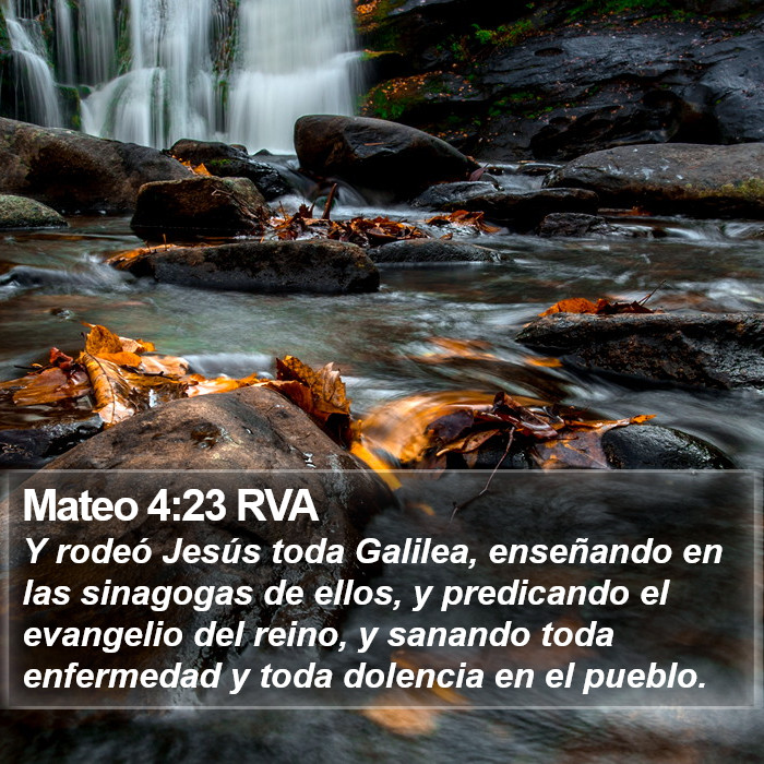 Mateo 4:23 RVA Bible Study