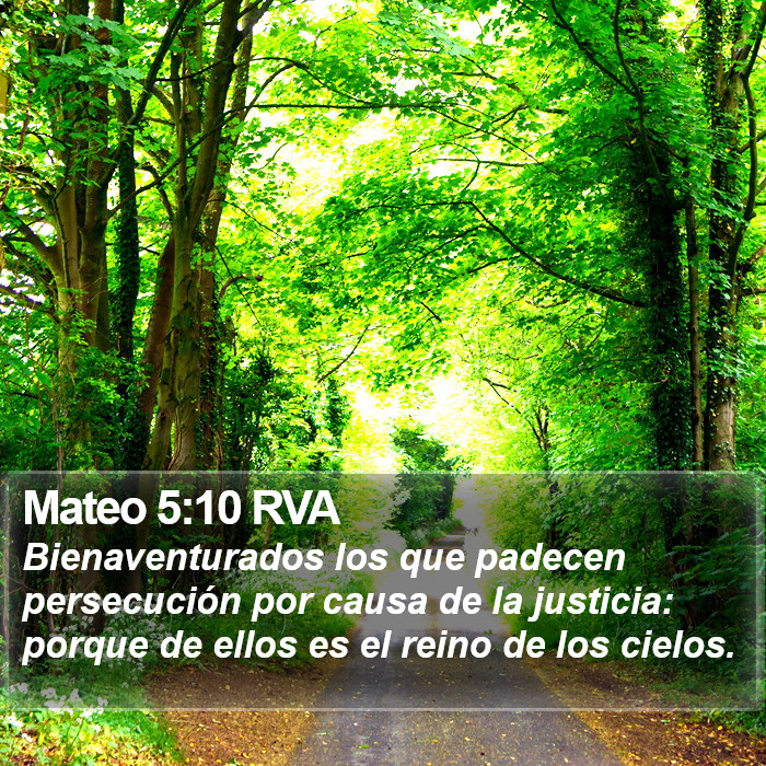 Mateo 5:10 RVA Bible Study