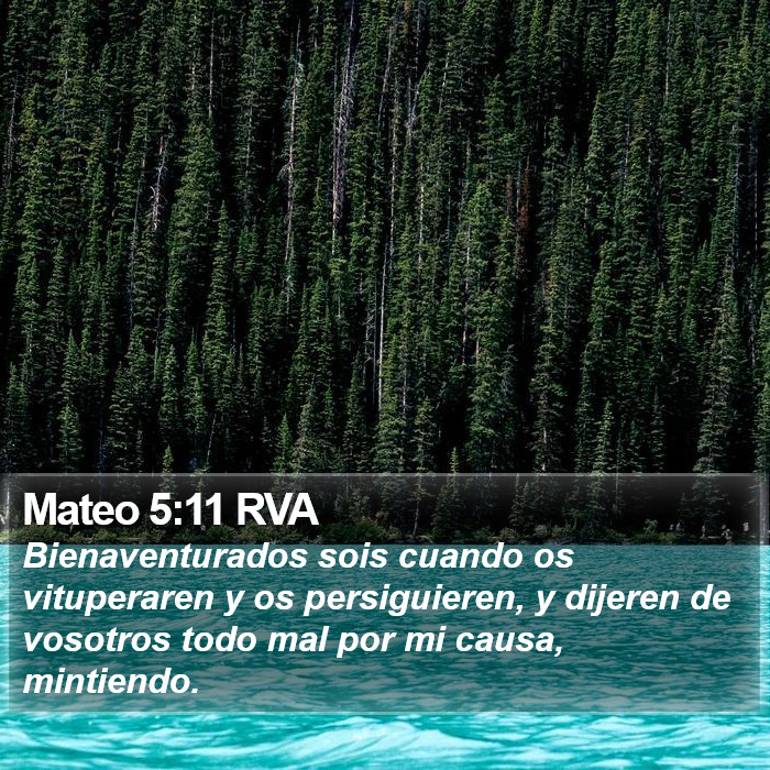 Mateo 5:11 RVA Bible Study