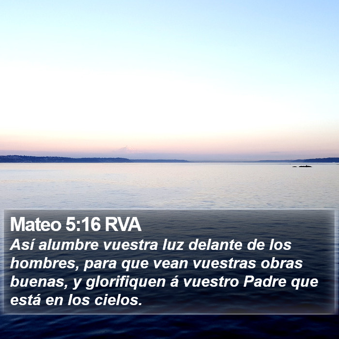 Mateo 5:16 RVA Bible Study