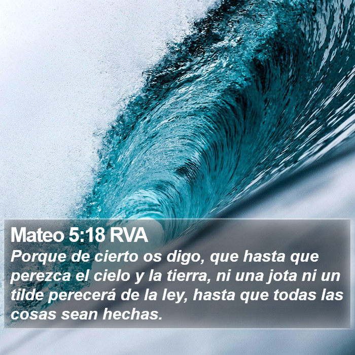 Mateo 5:18 RVA Bible Study