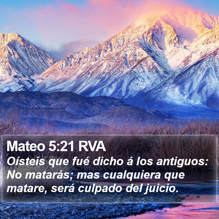 Mateo 5:21 RVA Bible Study