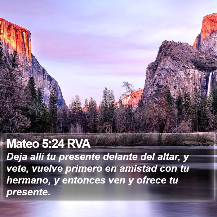 Mateo 5:24 RVA Bible Study