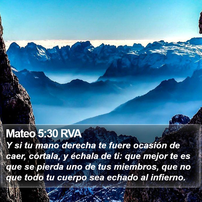 Mateo 5:30 RVA Bible Study