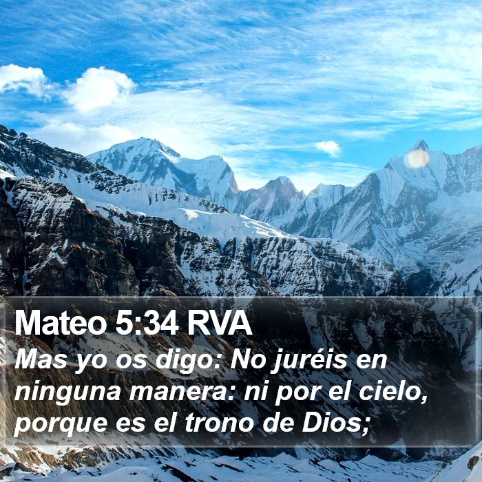 Mateo 5:34 RVA Bible Study