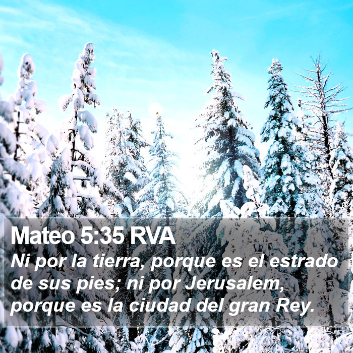 Mateo 5:35 RVA Bible Study