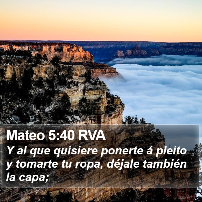 Mateo 5:40 RVA Bible Study