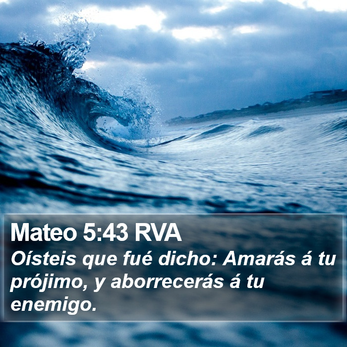 Mateo 5:43 RVA Bible Study