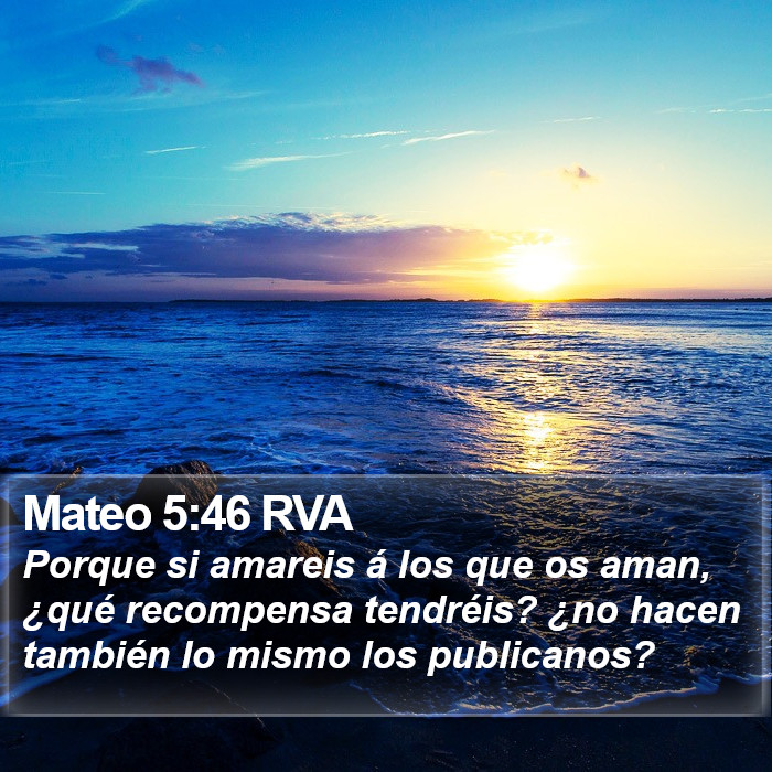 Mateo 5:46 RVA Bible Study