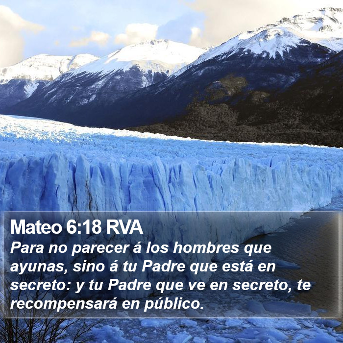 Mateo 6:18 RVA Bible Study