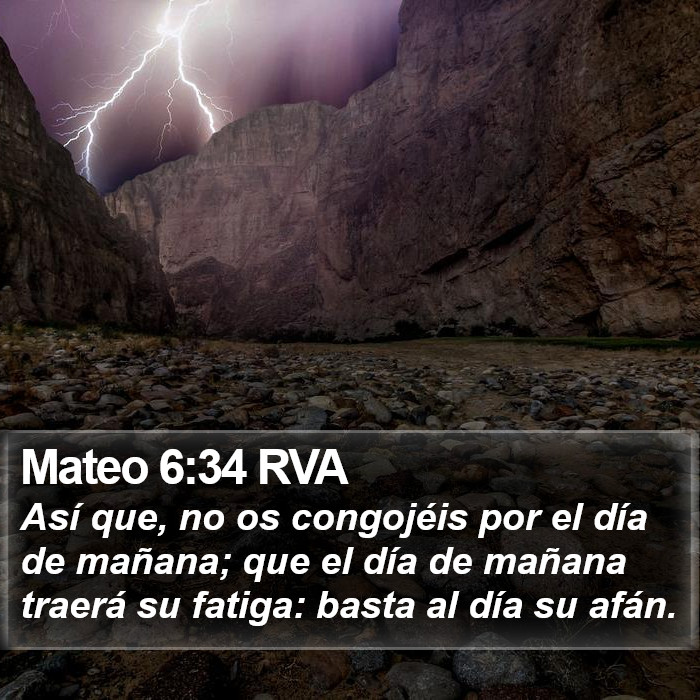 Mateo 6:34 RVA Bible Study