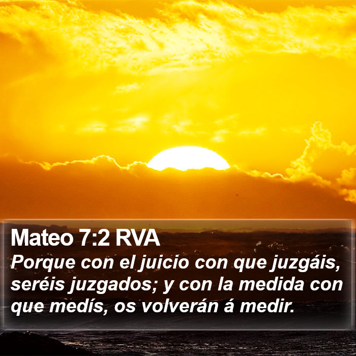 Mateo 7:2 RVA Bible Study