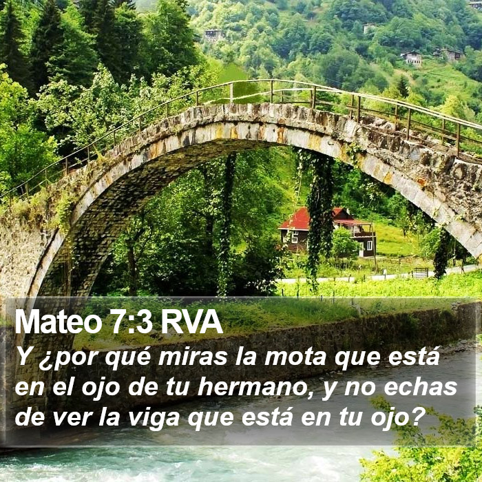 Mateo 7:3 RVA Bible Study