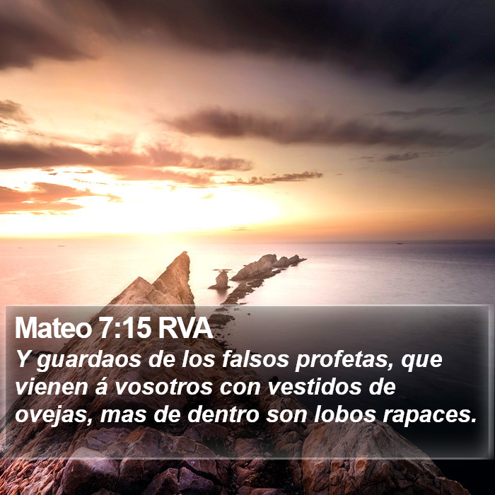 Mateo 7:15 RVA Bible Study