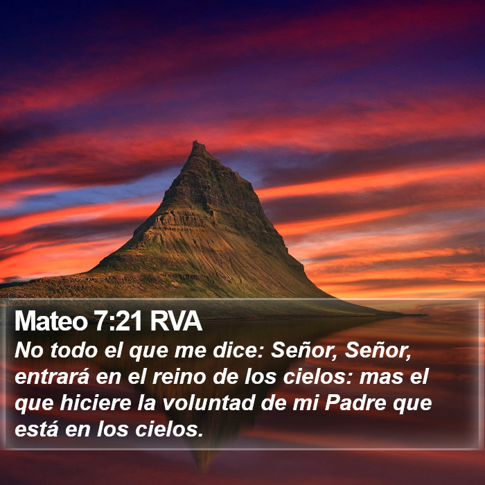 Mateo 7:21 RVA Bible Study