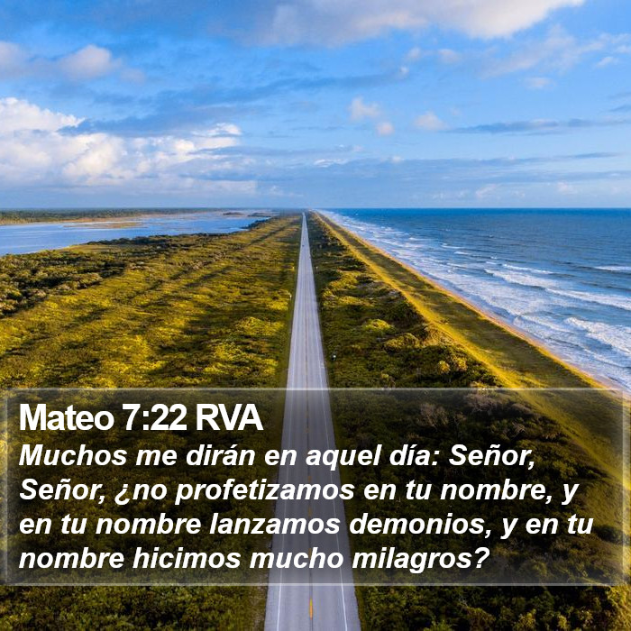 Mateo 7:22 RVA Bible Study