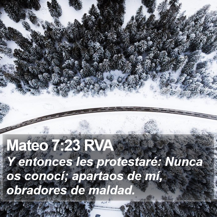 Mateo 7:23 RVA Bible Study