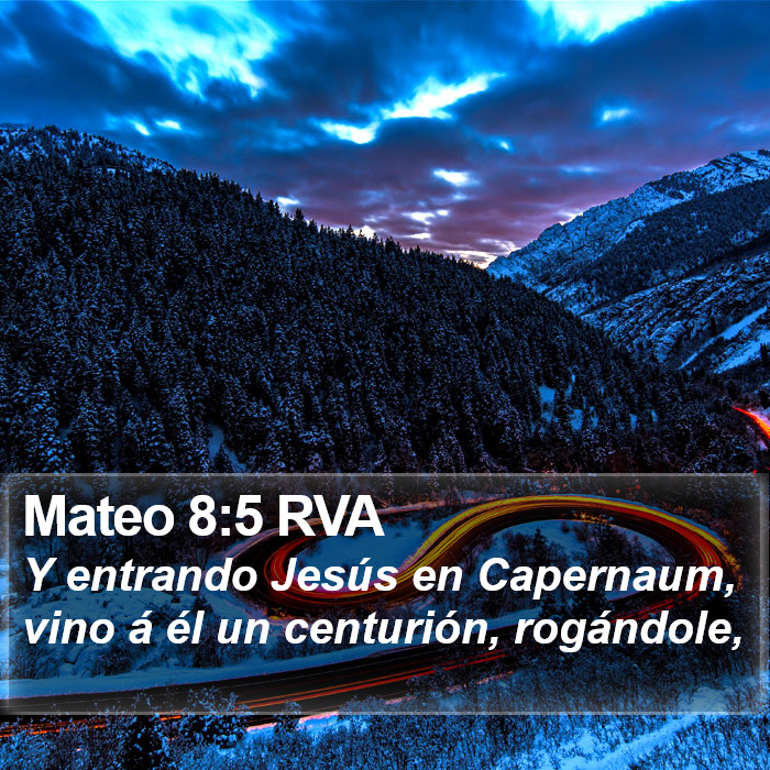 Mateo 8:5 RVA Bible Study