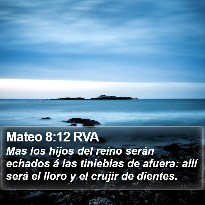 Mateo 8:12 RVA Bible Study