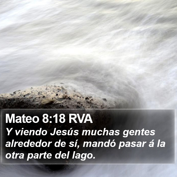 Mateo 8:18 RVA Bible Study