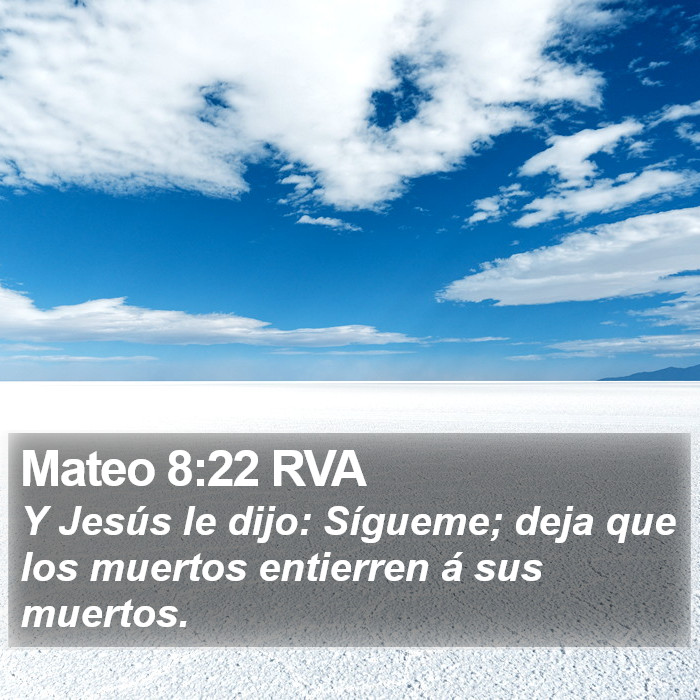 Mateo 8:22 RVA Bible Study