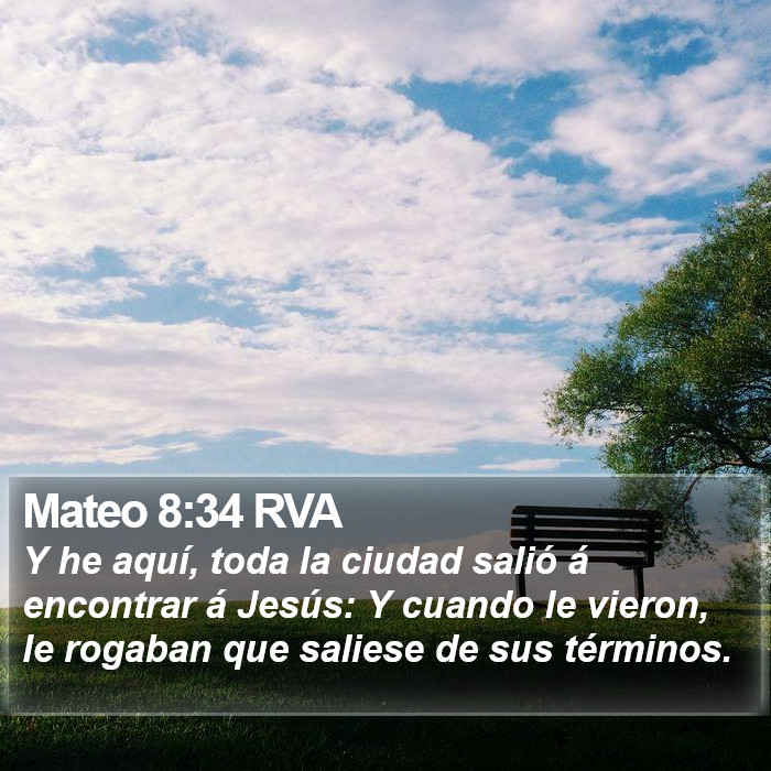 Mateo 8:34 RVA Bible Study