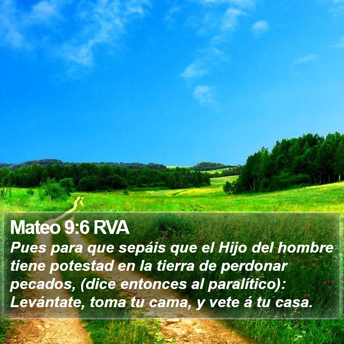 Mateo 9:6 RVA Bible Study