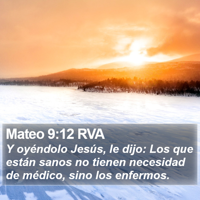 Mateo 9:12 RVA Bible Study