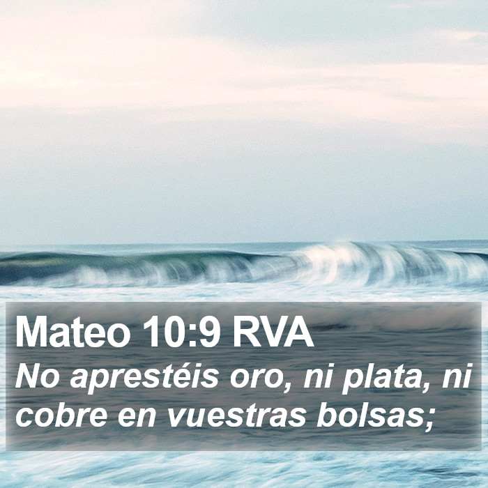 Mateo 10:9 RVA Bible Study