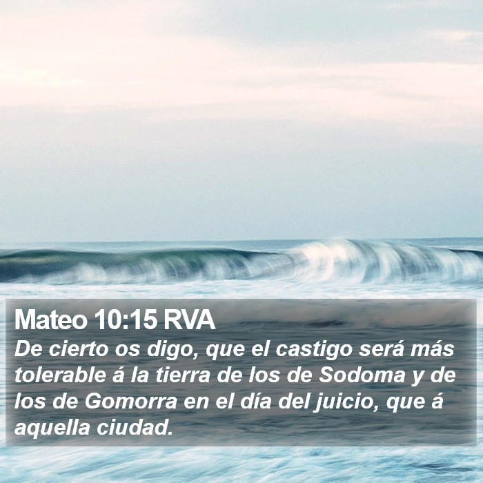 Mateo 10:15 RVA Bible Study