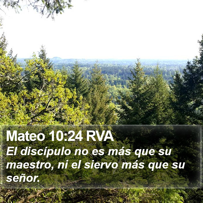 Mateo 10:24 RVA Bible Study