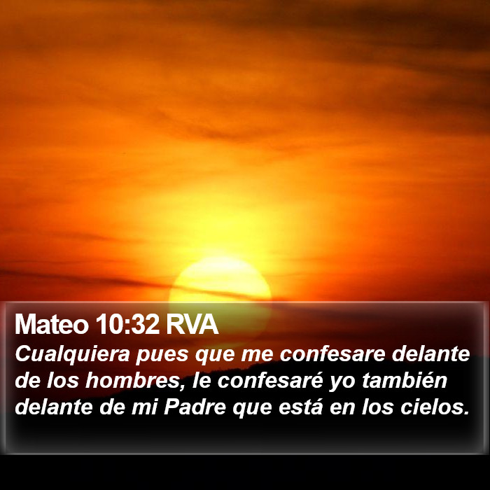 Mateo 10:32 RVA Bible Study