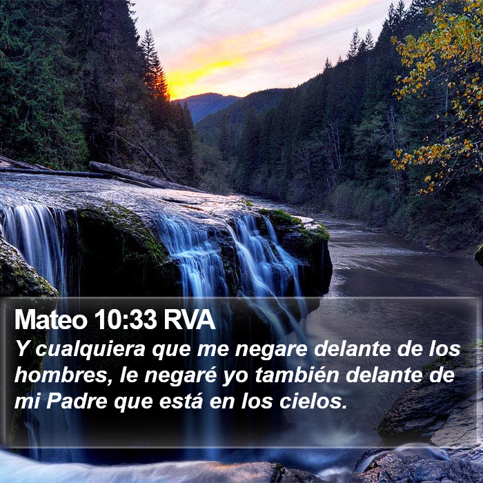 Mateo 10:33 RVA Bible Study