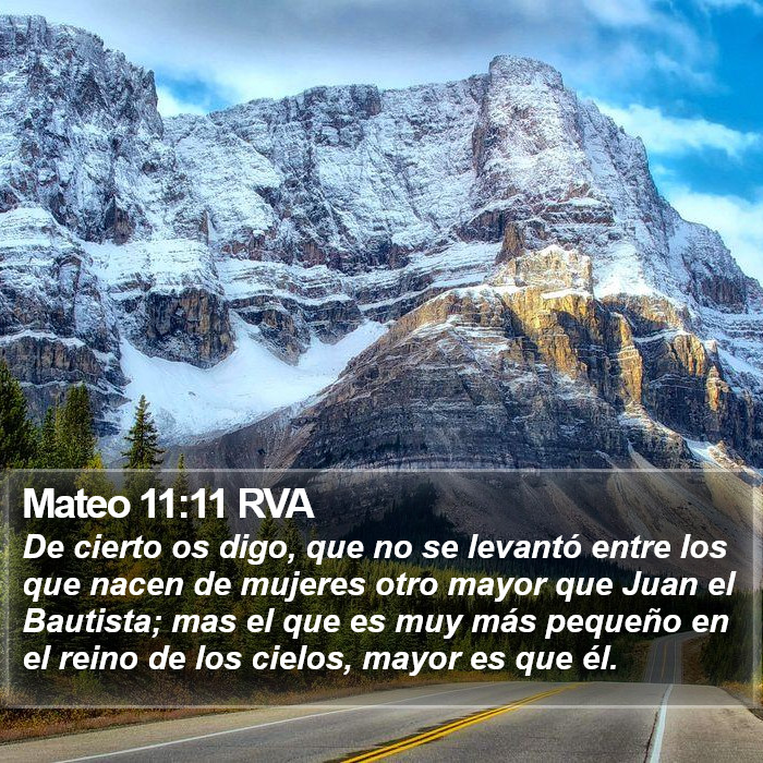 Mateo 11:11 RVA Bible Study